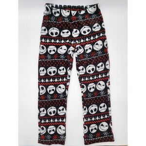 WOMENS NIGHTMARE BEFORE CHRISTMAS JACK PJ‎ LOUNGE PANTS FLEECE M